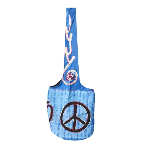 Image of Mandala Crafts Hippie Bag, Large Boho Hobo Purse for Women, Crossbody Shoulder Sling Bags for Indie Style Bohemian Accessory
