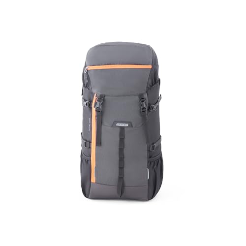 Image of American Tourister Yeti Plus | 50 Ltrs | 1 Compartments | Bottle Pocket | Ergonomic Padded Back Panel & Shoulder Straps | Rucksack | 1 Year International Warranty | Black