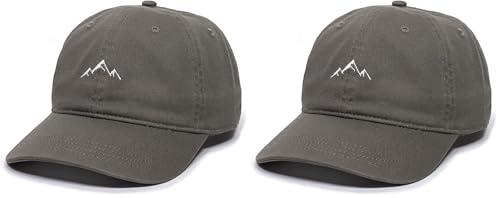 Outdoor Cap unisex-adult Mountain Dad Hat Mountain Embroidered Dad Hat – Adjustable Soft Cotton Polo Style Unstructured Baseball Cap for Men & Women (pack of 1)