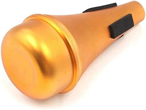 Replacement Part For Light-Weight Practice Trumpet Straight Mute Sourdine Br Musical Instruments Part Accessories (Gold) - (Color: Gold)