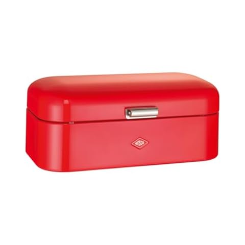 WESCO Grandy Red Bread Bin with Ventilation Cover