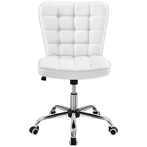 Yaheetech Armless Desk Chair