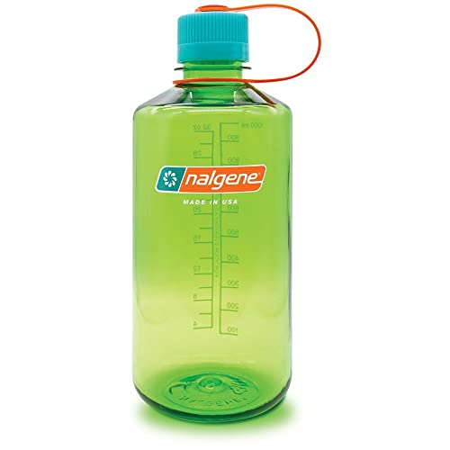 Image of Nalgene 32 oz Narrow Mouth Water Bottle | BPA-Free, Durable & Leak Proof, Lightweight Bottle for Hiking, Gym & Travel, Pear