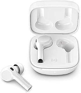 Belkin Wireless Bluetooth Earphones, SOUNDFORM Freedom True Wireless Earbuds with Wireless Charging Case IPX5 Certified Sweat and Water Resistant with Deep Bass for iPhones and Androids - White