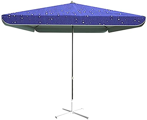 Parasol de marché carré CLSDRZC grand modèle réglable en hauteur