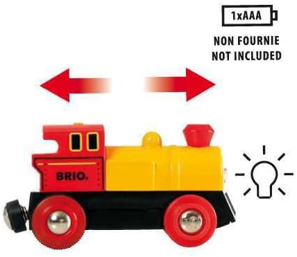 Miniatura 3 de BRIO World - 33594 - Motor de dos vías con pilas juguete de tren para niños a partir de 3 años