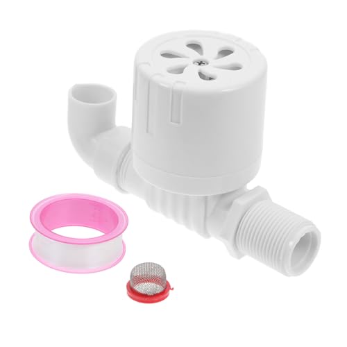 SOLUSTRE 1 Set Set Automatic Water Float Valve Float Switch Pond Auto Fill Float Valve Water Valve Aquarium Float Valve for Water Tank Pool Auto Fill Valve Float Plastic White