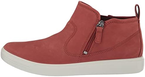 ECCO Women's Soft Classic Bootie Sneaker, Cayenne Nubuck, 5-5.5 | Image 7
