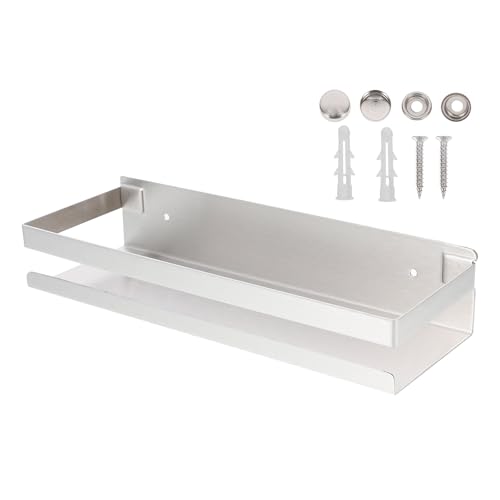 Étagère murale cuisine en acier inoxydable pour un plan de travail épuré - 2