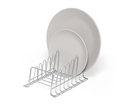 simplywire – Égouttoir/Range-Assiettes – Organisateur de Placard de Cuisine – Chrome - Petit