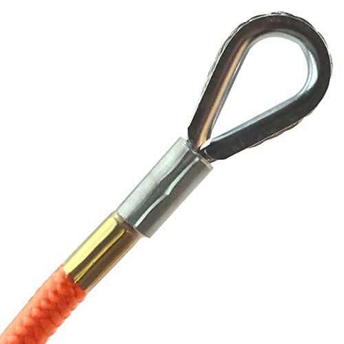 Image of Flip Line Kit with Better Grab Adjuster & Aluminum Swivel - 5 /8 inch (8 feet - 15 feet) for Arborist Lanyard /Chainsaw Lanyard Applications-Tree Climbing