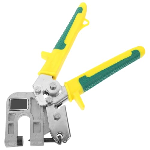 PACKOVE Alicates para Quilla de Metal Función de Punzonado, Herramienta Manual de Acero para Montaje de Estructuras y Placas en Construcción de Interiores