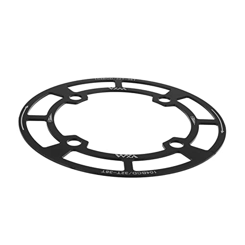 GRIRIW Bike Crankset Shield Protector Durable Black Chainring Guard for Mountain Bike Sturdy Easy Installation High Hardness Chain Guide
