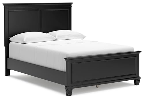 Signature Design by Ashley Lanolee Transitional Full Panel Bed, Black