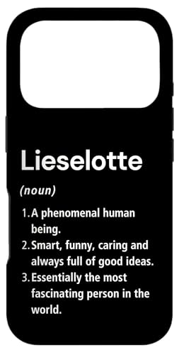 Lieselotte ���O�̒�` �ʔ������� �X�}�z�P�[�X iPhone 17 Pro �p