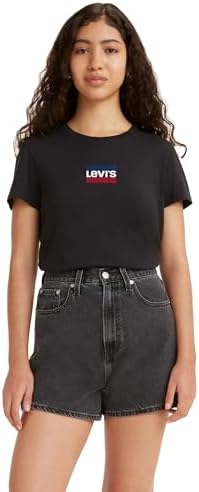 Levi's The Perfect Tee Kadın Tişört Siyah (0286) S — Amazon ürün görseli