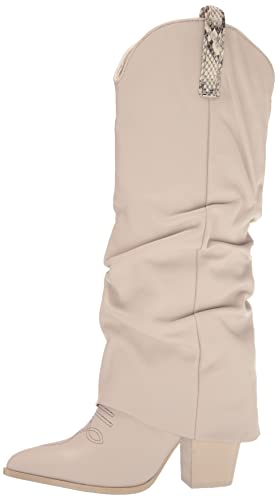 Steve Madden Women's Lassy Western Boot, Bone Leather, 6 #TOP7
