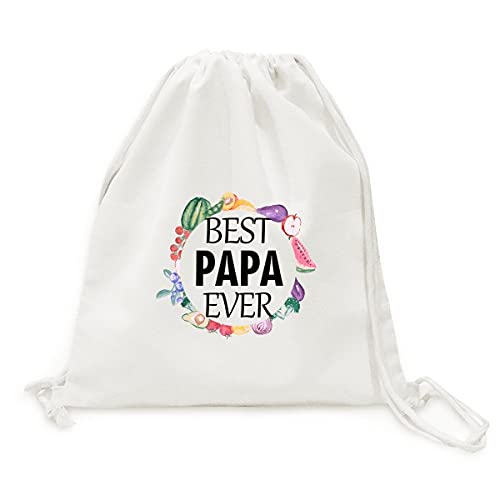 Sac cabas fête des pères meilleur papa jamais en tissu durable