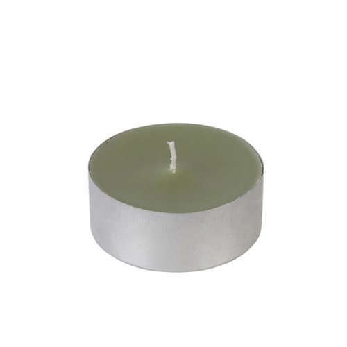 Mega Oversized Sage Tealights, Green - 12 Piece per Box