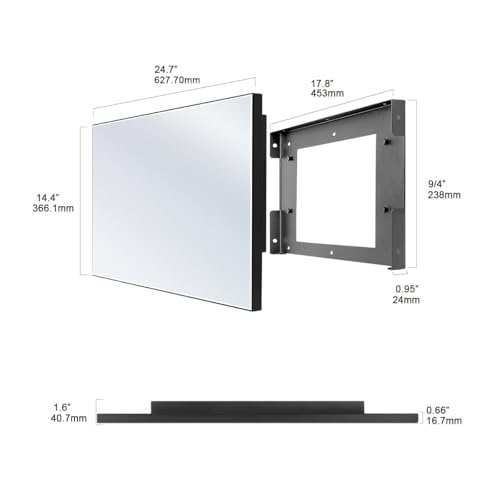 Image of 27inch Smart Mirror Bathroom TV 1080P Waterproof webOS System with Integrated HDTV(ATSC) Tuner, Built-in Speakers, Wi-Fi and Bluetooth, SS270U23, 2026 Model