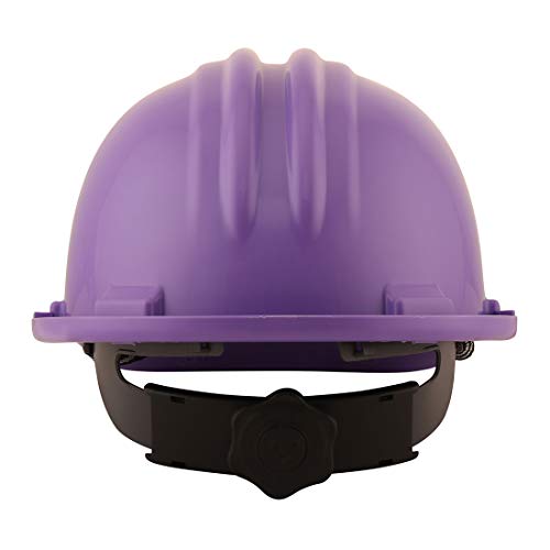 Image of KARAM PN581 Safety Industrial Helmet for Men | Light Weight with Ratchet Type Adjustment | Comfortable Fit & Durable Hard Hat | EN Certified | Violet