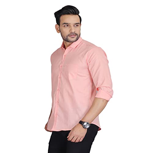 Image of Man Slim Fit Cotton Casual Shirt