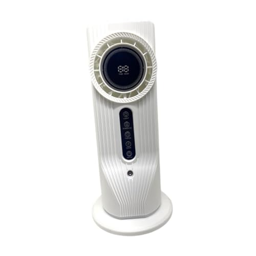 Baoblaze Ventilador de Ventilador de Torre Portable silencioso 1 a 6 Horas Descripción de enfriamiento Ventilador de Aire refrigerador de Aire para el, Blanco