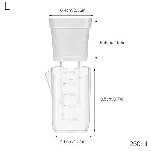 Blumentopf - Vaso per piante semi idro autoirrigante, trasparente, per talee e piantine, ideale per interni e balconi, facile da pulire