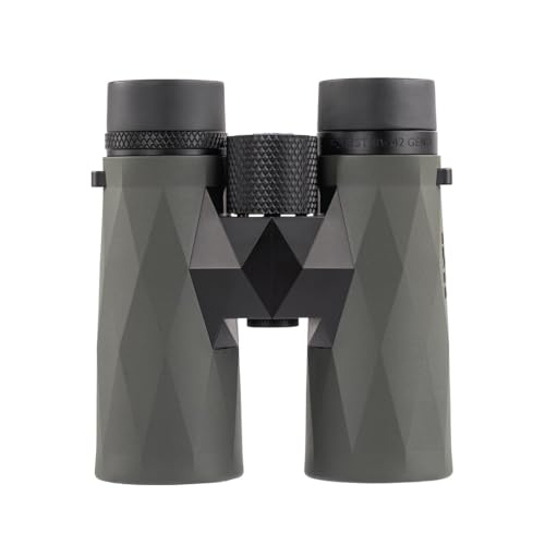 Delta Optical Forest ED Prismáticos 10x42, Lentes ED, Campo de Visión 113m, Resistente al Agua, Aleación de Magnesio y Aluminio