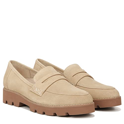 Vionic Women's Charm Cheryl Lightweight Loafers- Supportive Womens Slip On Loafers That Include an Orthotic Insole Providing Arch Support Beige Suede 8 Medium - Image 2