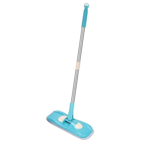 Mini Mop Small Mop for Kids Housekeeping Pretend Play Cleaning Toy Gift for Boys Girls (Blue)