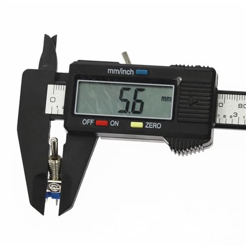 Interruptor de palanca MTS-102 de 3 pines y 2 posiciones ON-OFF con tapón impermeable 5 uds 6