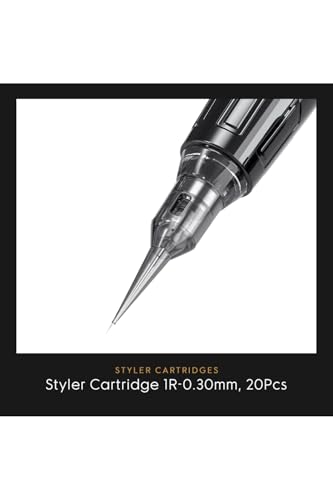 Kalıcı Makyaj Kıl Tekniği Styler Cartridge 1R/0.30 mm, 20 Adet, Tüm Cihazlara Uyumlu