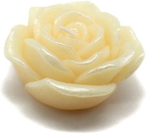 CFZ-071-12-0 3 in. Rose Floating Candles, Ivory - 144 Piece
