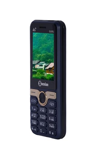 Image of Snexian All-New GURU GT 4G Working Dual Sim | Keypad Mobile | 2.4 inch Display | YouTube Working | Voice Changer | BT Dialer | Call Recording | Long Lasting Battery | FM | Camera | Feature Phone | Blue