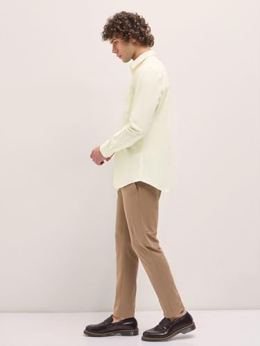 Image of THE BEAR HOUSE Men's Cotton Tailored Fit Long Sleeve Shirt