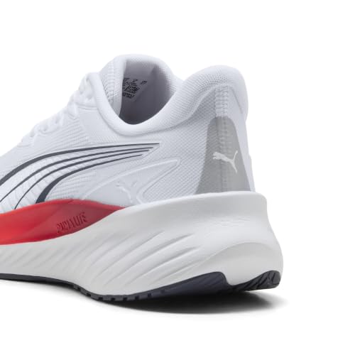 Puma Unisex Pounce Lite Puma White-Ultra Red-Red Rhythm 4 37