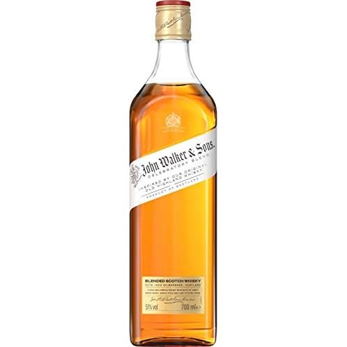 'Johnnie Walker Blue Label Blended Scotch Whisky 20cl & John Walker and