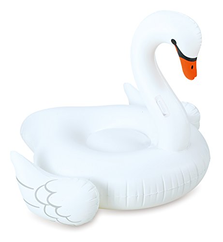 Summer Palms Giant Swan Lounge Pool Float, 78