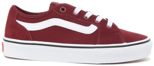 Vans Vans Filmore Decon Women's Lace Up Cupsole Checkred Trainers, Suede Canvas Port Royale White, 7.5