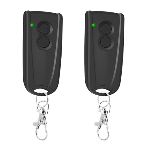 2 piezas de repuesto emisor manual para EcoStar RSC2 433, abridor de puerta de garaje, mando a distancia 433,92 MHz, 4 canales, compatible con Hormann EcoStar Liftronic 500/700/800, Portronic D2500