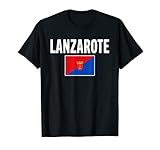 Camiseta de fútbol con bandera de Lanzarote para regalo de viaje Camiseta