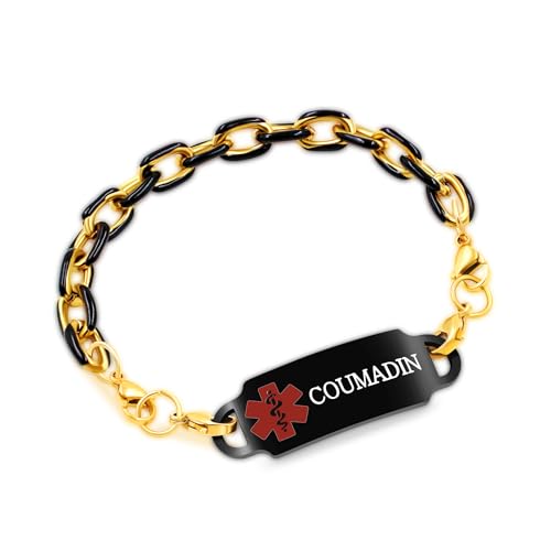 Vivaday p[\iCYS[hXeXX`[ÃA[guXbg jp hzCgGi NA[guXbg qbvzbvX^C, bracciale di allerta sanitaria medica Coumadin