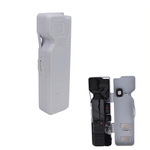 DJI Osmo Pocket 4�Ή����[�P�[�X�B���C�N�C�b�N�N���[�Y�ی�{�b�N�X�A��J�h�~�o�b�N���t���A�J�����p�I�[���C���N���[�V�u�L�����[�P�[�X(�O���[)