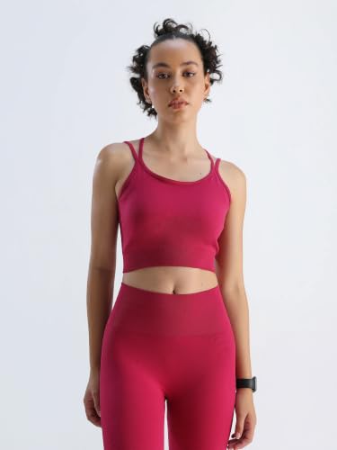 Image of CAVA Super Stretch Brami for Women | Cross-Strap, Buttery Soft, 4-Way Stretch, Breathable, Light Support | Activewear Bra Top