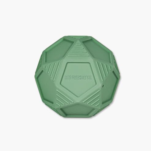 Dog Friendly Co Penta Ball Dog Treat Ball Durable Treat Dispensing Toy Heavy-Duty Silicone Mentally Physically Stimulating Play