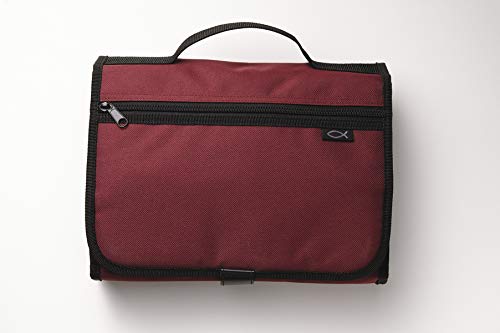 Tri-Fold Organizer Cranberry XL Book and Bible Cover Tri-Fold Organizer Cranberry XL Book and Bible Cover