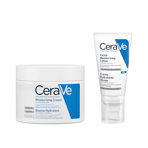 CeraVe Routine hydratante repulpante soir à l'acide hyaluronique peau sèche