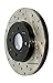 StopTech 127.47037L Sport Drilled/Slotted Brake Rotor (Rear Left), 1 Pack