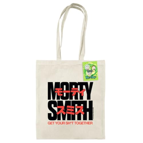 Sac tote bag Rick and Morty Pyramid International en coton naturel